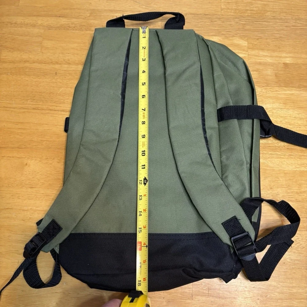 Sierra Club Backpack Rucksack Bookbag Olive‎ Green Lightweight 17.5